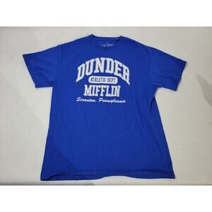 Dunder Mifflin Athletic Dept. Blue Size Large L